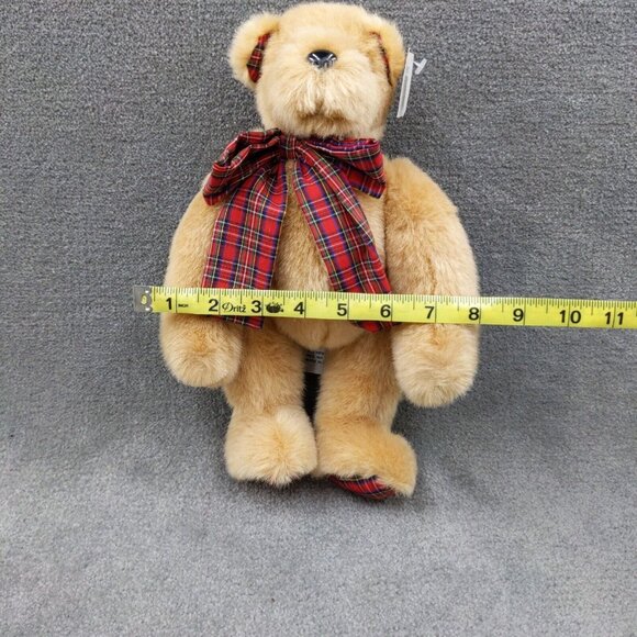 Vtg 1997 Alexander Plush Stuffed Teddy Bear M&G Pacific w/ Original Wood Box - Picture 8 of 12